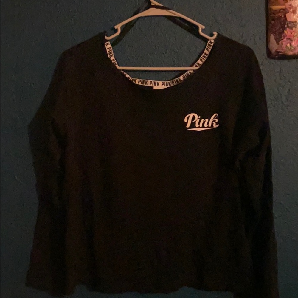Pink of the shoulder sweater/top